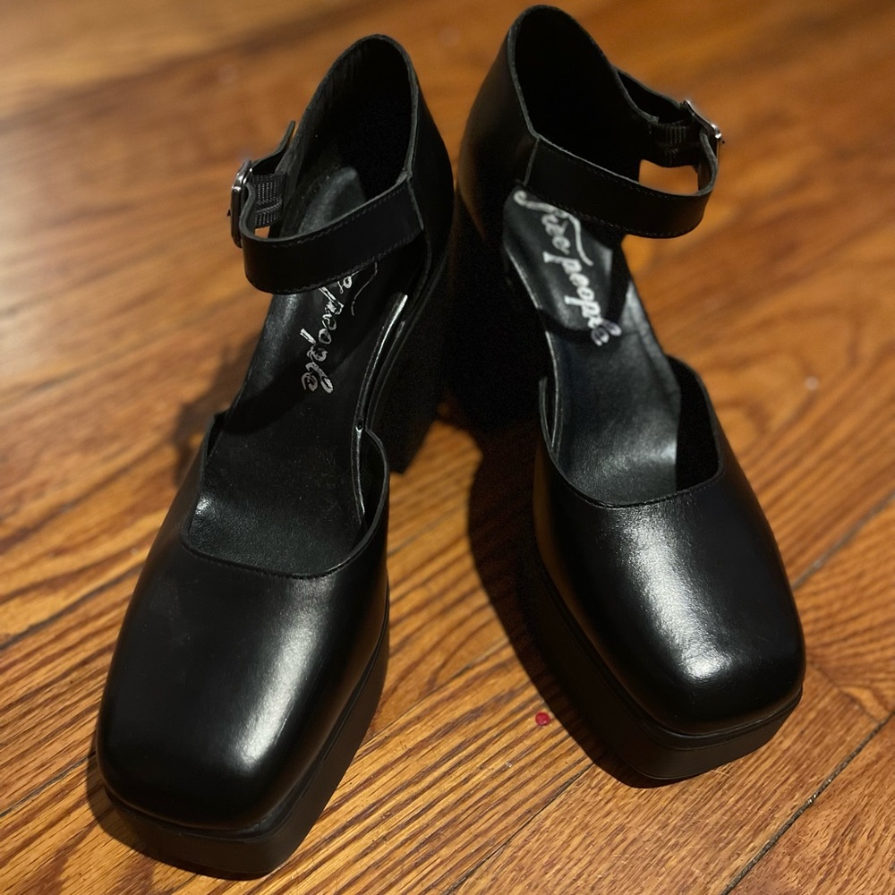 Free People Gwen Platform Mary Janes